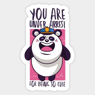 Panda Police Sticker